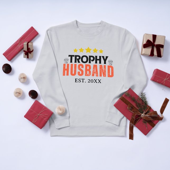 T-shirt Trophée Mari : Le cadeau parfait pour lui (Trophy husband funny husband gift )