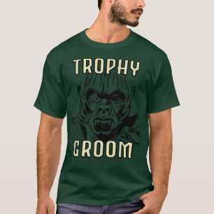 T-shirt Trophée masculin marié zombie monstre mari