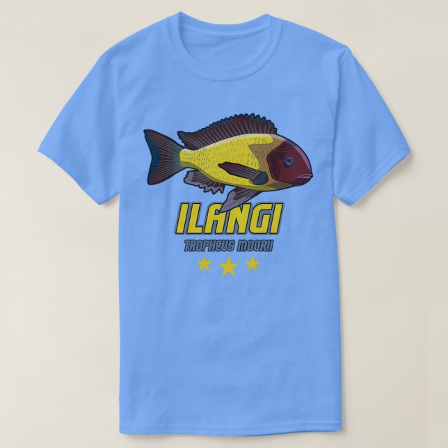 T-shirt Trophée Moorii Moori Ilangi Tanganyika Cichlid Aq (Design devant)