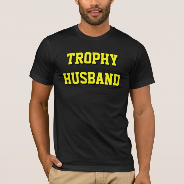 T-shirt Trophy Husband (Devant)