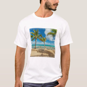 T-shirt Tropical Beaches Kuau Cove Beach, Maui Hawaii
