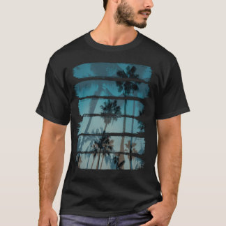 T-shirt Tropical Brush Strokes