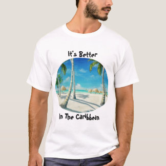 T-shirt Tropical Caribbean Beach