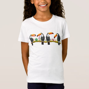 T-shirt tropical de Knit du Jersey d'enfants