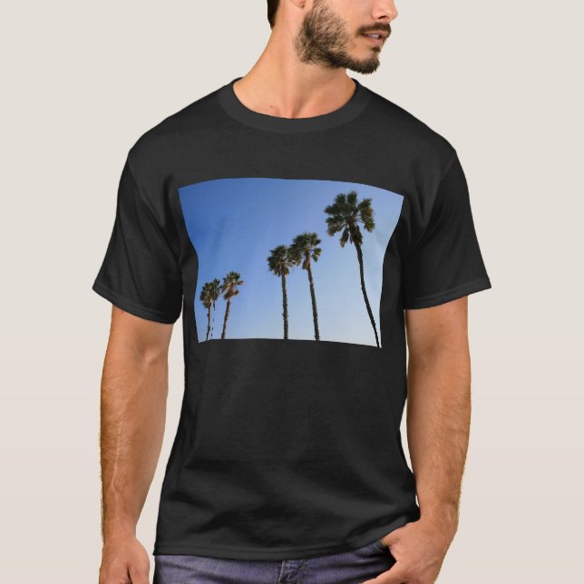 T-shirt tropical de palmiers (Devant)