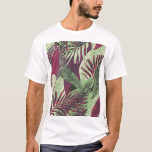 T-shirt Tropical Exotic : Vert tendance sans couture