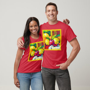 T-shirt Tropical Fruits Pianting. Commandez dès maintenant