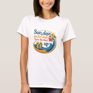 T-shirt Tropical Fun – Les Jours de Soleil Sont des Jours 