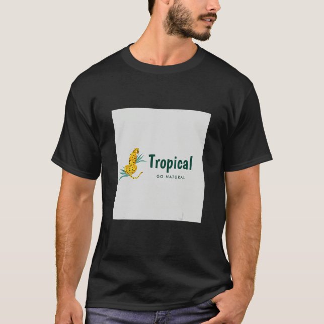 T-shirt Tropical Go Natural (Devant)