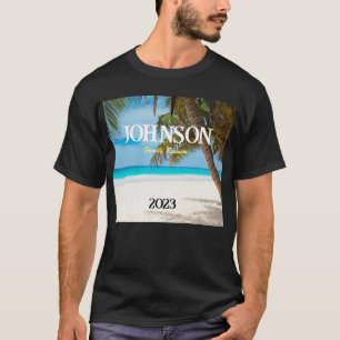 T-shirt Tropical Palm Tree Family Reunion Tee-Personnalise
