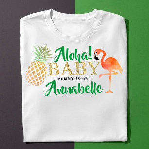 T-shirt Tropical Summer Beach Luau Boys Baby shower