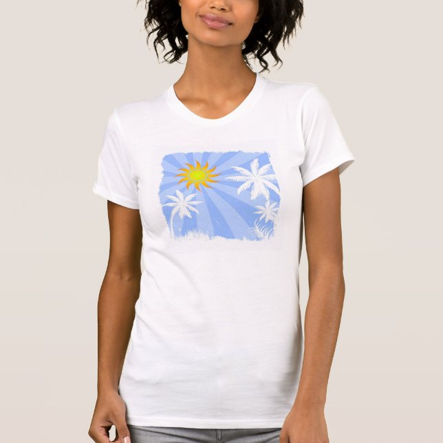 T-shirt Tropical summer (homonymie) (Devant)