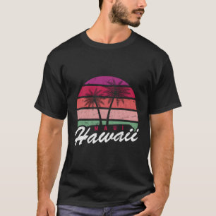 T-shirt Tropical Summer Vacances Palm Trees Maui Hawaii