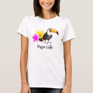 T-shirt Tropical Toucan Pura Vida Design