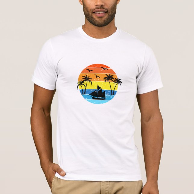 T-shirt Tropical Tranquille  (Devant)