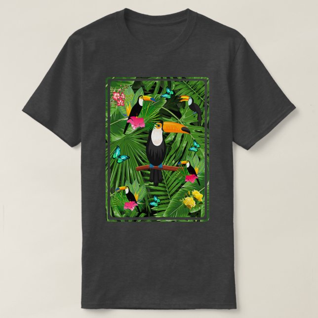 T-shirt tropique du Toucan (Design devant)