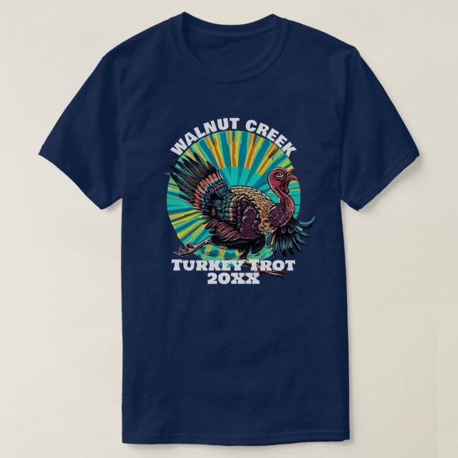 T-shirt Trot de Turquie rétro (Design devant)