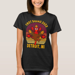 T-shirt Trot Squad 2022 Detroit Mi Thanksgiving Runner Cos