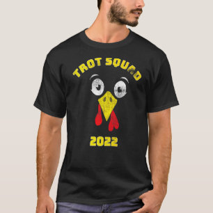 T-shirt Trot Squad 2022 Retro Turquie Face Thanksgiving Ru