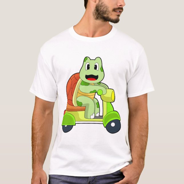 T-shirt Trottinette Tortue (Devant)
