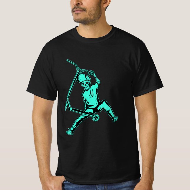 T-shirt Trottinettes Freestyle Trick (Devant)