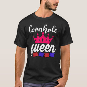 T-shirt Trou Cornhole Queen Corn