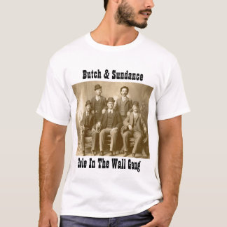 T-shirt Trou dans la bande Butch Cassidy de mur et