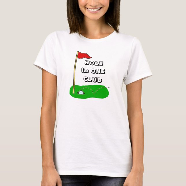 T-shirt Trou dans une célébration de coutume de club (Devant)