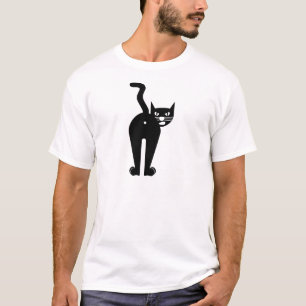 T-shirt Trou de bout de chat noir