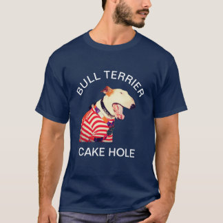 T-SHIRT TROU DE GÂTEAU DE BULL TERRIER