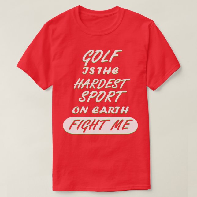 T-shirt Trou De Golf Dans Un Club (Design devant)