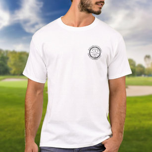 T-shirt Trou de Golfeur personnalisé en un golf classique