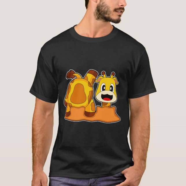 T-shirt Trou de la Terre de Giraffe (Devant)