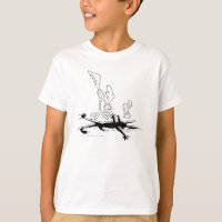 Trou découpé en forme de ROAD RUNNER™ et WILE E. C