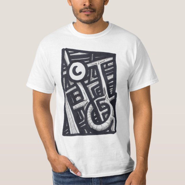 T-shirt Trou en un? (Devant)
