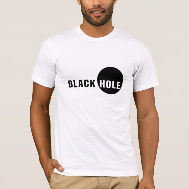 T-shirt Trou noir (Devant)