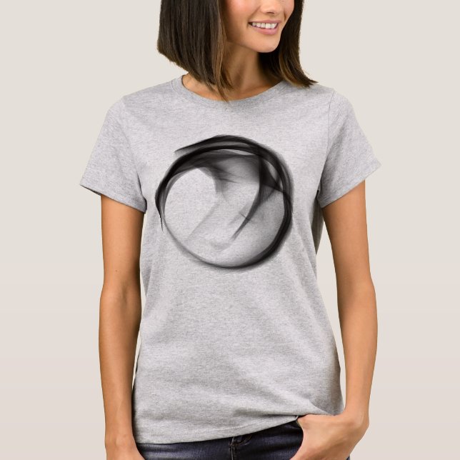 T-shirt Trou noir (Devant)