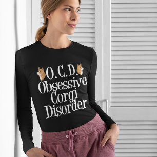 T-shirt Trouble de Corgi obsessionnel