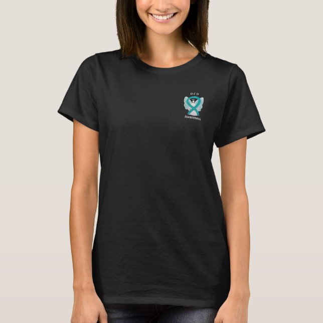 T-shirt Trouble Obsessif-Compulsif (OCD) Chemise à ruban (Devant)