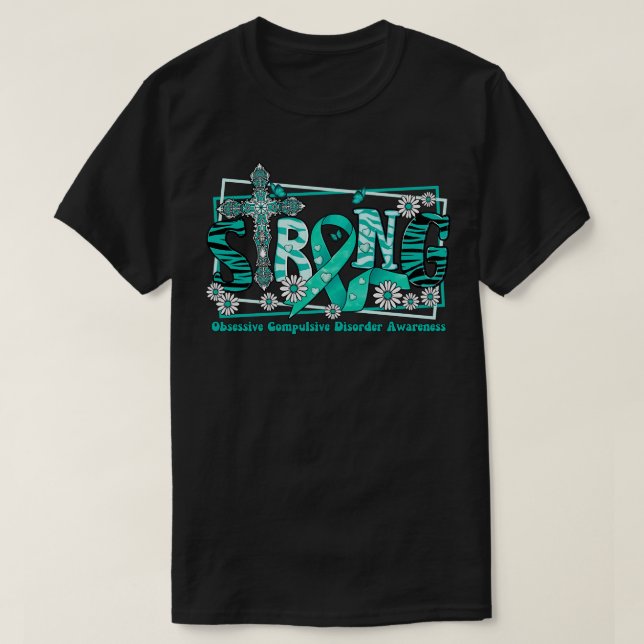 T-shirt Trouble obsessionnel Compulsif Sensibilisation côt (Design devant)