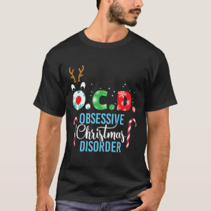 T-shirt Trouble obsessionnel de Noël ! Gif des bois de ren