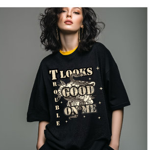 T-shirt Trouble semble bon sur mon énoncé
