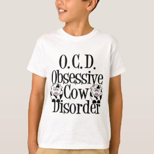 T-shirt Troubles de la vache obsessionnelle Enfants