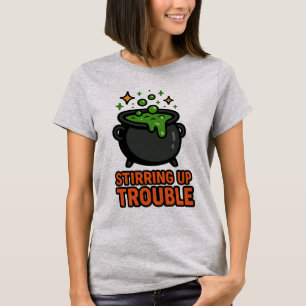 T-shirt TROUBLES - Drôle - Halloween