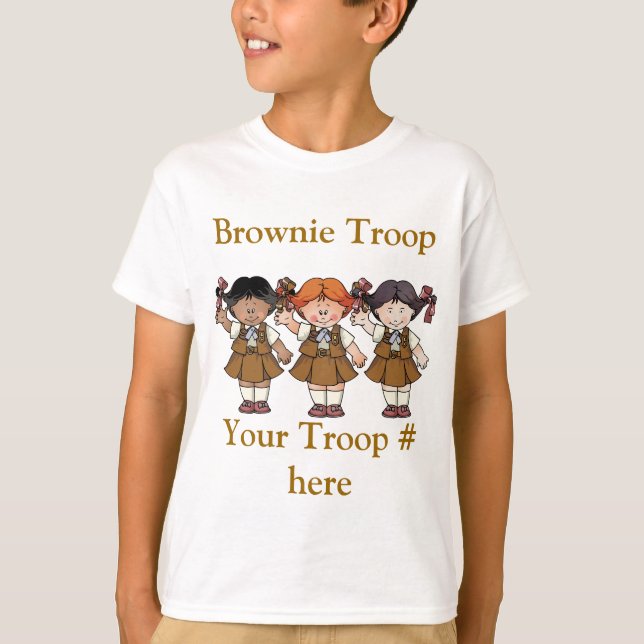 T-shirt Troupe de "brownie" (Devant)
