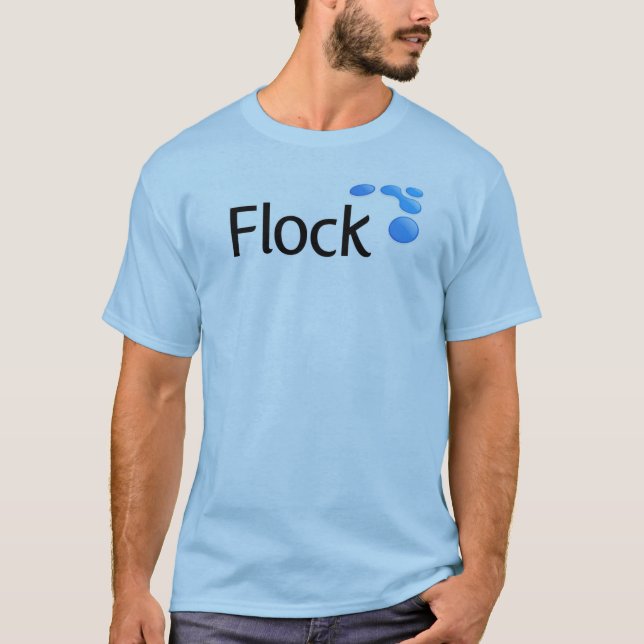 T-shirt troupeau bleu (Devant)