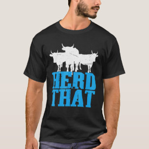 T-shirt Troupeau Ce Éleveur De Bétail Producteur Laitier V