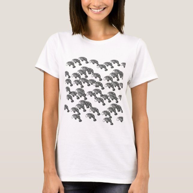 T-shirt Troupeau de Manatee (Devant)
