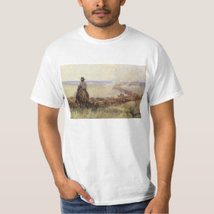 T-shirt Troupeau de sentiers au Wyoming par WHD Koerner