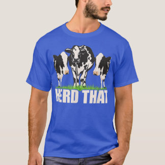 T-shirt Troupeau Qui Bétail Agricole Animal De Ferme